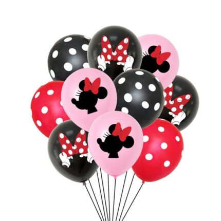Set 10 baloane latex tema Minnie Mouse, Wow Shop