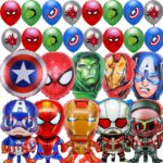 Set baloane din folie de aluminiu, supereroi Marvel, aniversare, multicolor