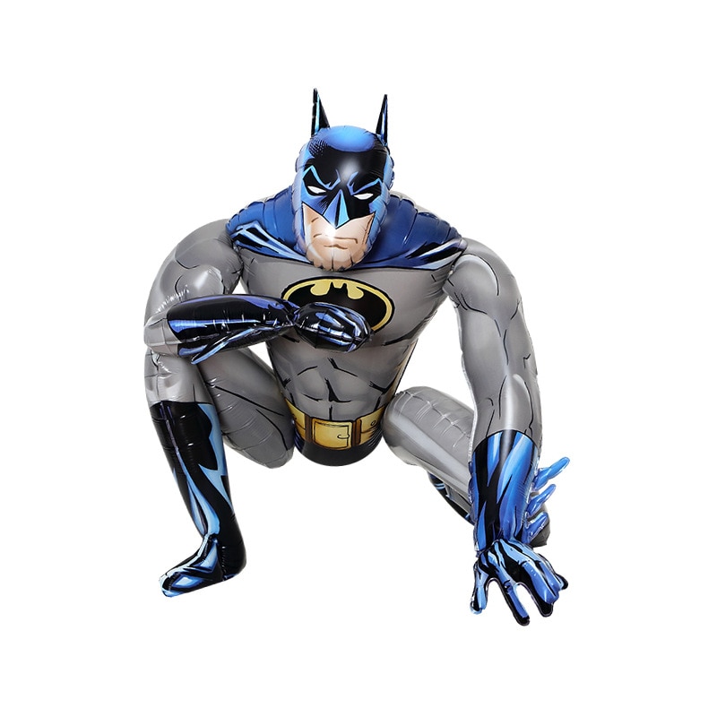 Balon Batman, JIYUANG, Folie de aluminiu, 67cm, Multicolor