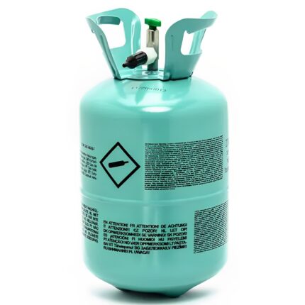 Butelie cu Heliu IdealSTORE, potrivita pentru toate tipurile de baloane, usor de folosit, include reductor, capacitate 0,2 m3, ideala pentru petreceri, verde