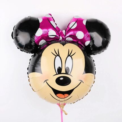 Balon cap Minnie, 65 x 70 cm, Roz