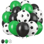 Set baloane model fotbal, 45 bucati, latex, multicolor