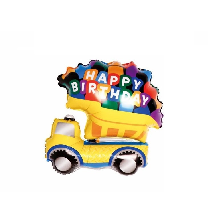 Balon figurina din folie de aluminiu tip Camion, 72 cm x 54 cm