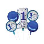 Set baloane gonflabile First Birthday Boy, 1 an