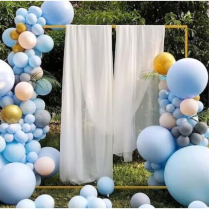 Arcada pentru Baloane, Roartoy, Suport Metalic, pentru Nunta, Zi de Nastere, Fundal Foto, Accesorii Petreceri, Decoratiuni, 2 m x 2 m