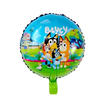 Balon folie rotund, Bluey, It's Party Time, 45 cm