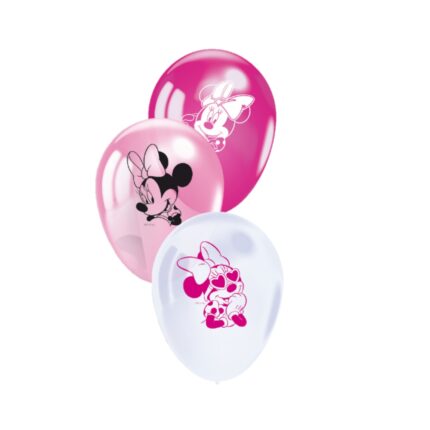 Set 10 baloane latex Minnie Mouse 30 cm