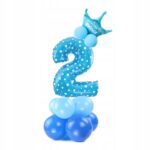 Set baloane, Vixen, Pentru baieti, 2 ani, 110cm, Albastru