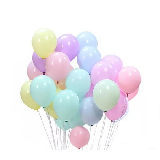 Set Baloane Pastel, 23 cm, 50 bucati