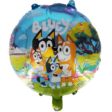 Balon folie Bluey, rotund, 45 cm