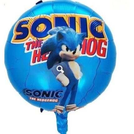 Balon folie Sonic - The Hedgehog pentru petrecere, 45 cm