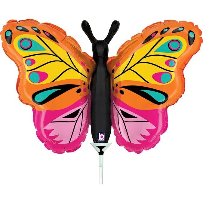 res_a5cd0fd078181f3f21f202ec18af6591 Balon folie mini figurina fluturas 43 x 27 cm