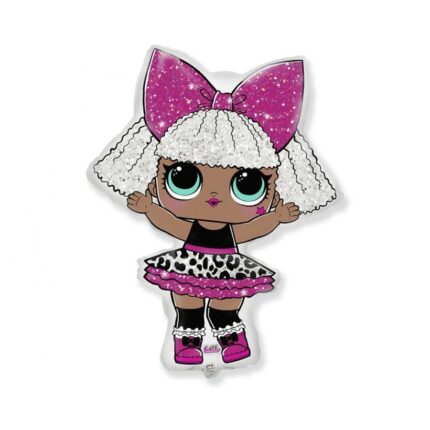 Balon Folie Mini Figurina LOL Diva, 35 cm, 902788