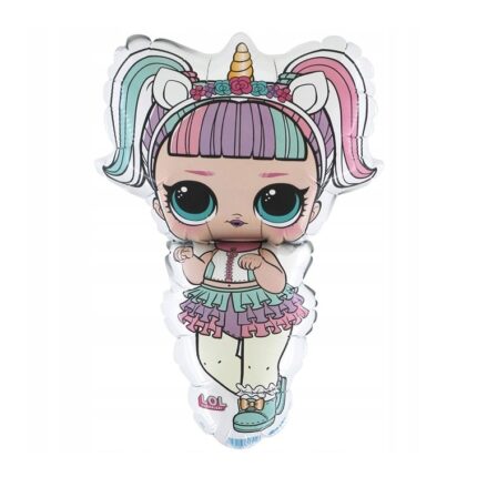 Balon mini figurina LOL Suprise Unicorn, multicolor, 30 cm