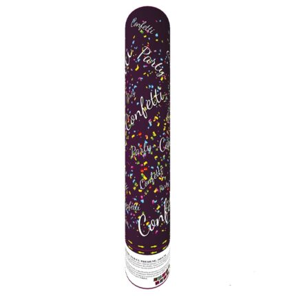 Confetti color, tub cu presiune, 100 cm