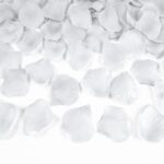 Petale trandafiri artificiale, Alb, 500buc