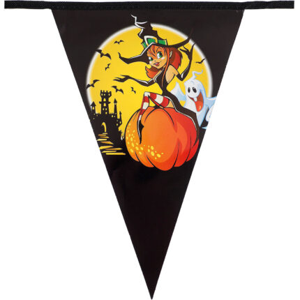 Ghirlanda Eventy Halloween ghost, 3m