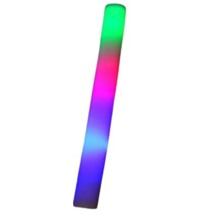 Bagheta din spuma cu LED RGB multicolor, flexibila, pentru petreceri