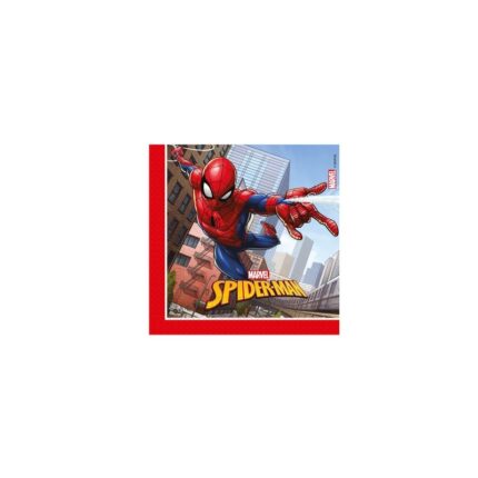 Set 20 Servetele Spiderman, 33x33cm, Multicolor
