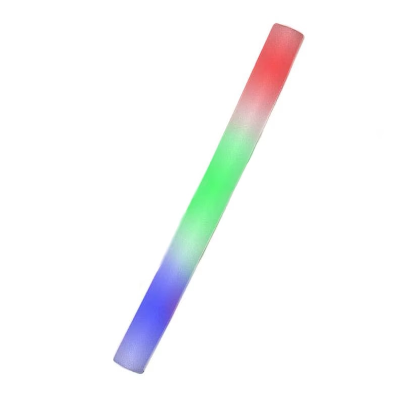Bagheta Foam stick cu LED, accesoriu petrecere si festival, lungime 47 cm, multicolor - 20 buc