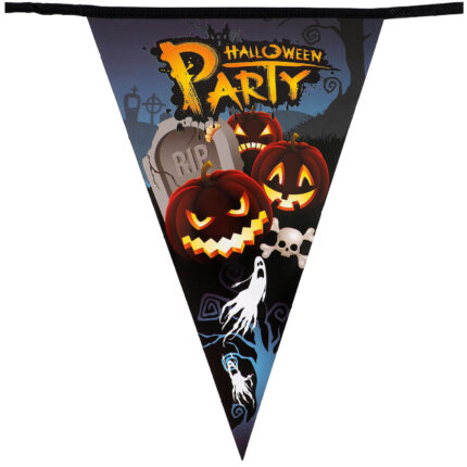 Ghirlanda Eventy Halloween scarry pumpkins, 3m