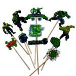 Set toppere tort, HULK, 11 figurine, carton