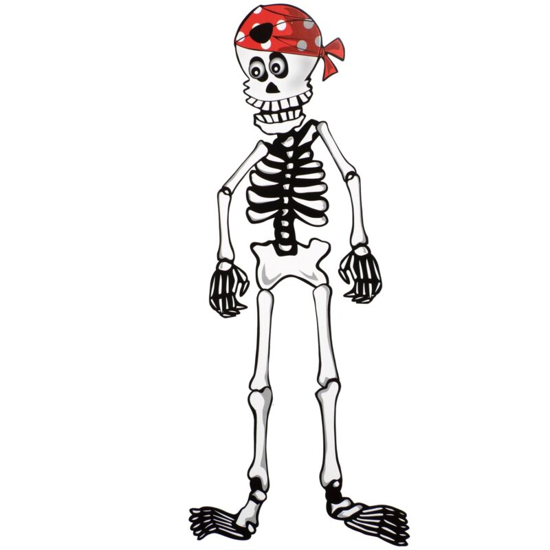 Decoratiune Eventy pentru Halloween, Schelet, 92 cm