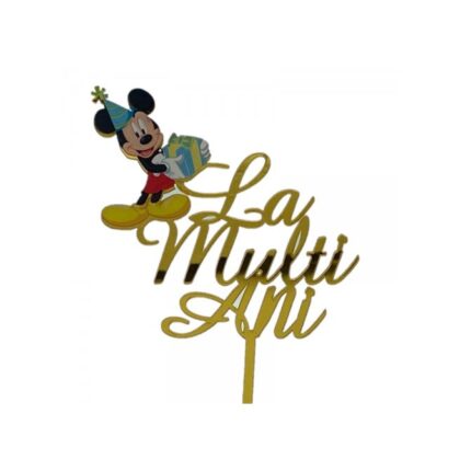Topper pentru tort, La multi ani, Mickey Mouse, Wow Shop