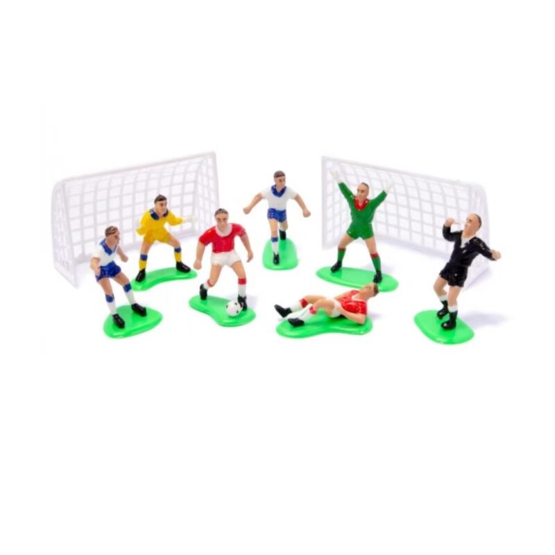 Set jucatori fotbal +porti 9 buc