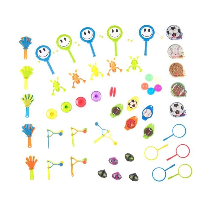 Set jucarii pinata Lumi LUXURY® pentru petreceri de baieti, 50 buc