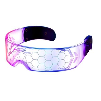 Ochelari LED cu 7 culori si 4 moduri de iluminat, pentru ocazii speciale, concerte, evenimente, petreceri, M2