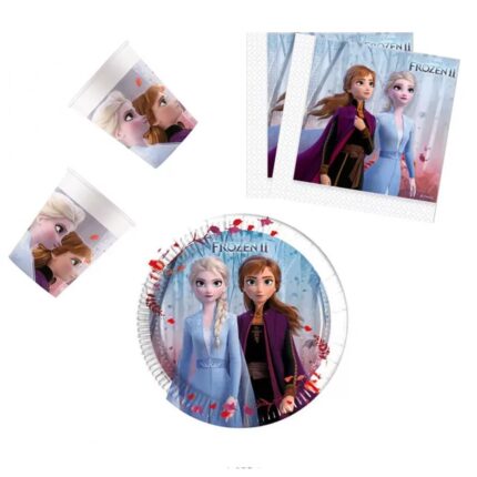 Set petrecere, Frozen, 36 piese, multicolor