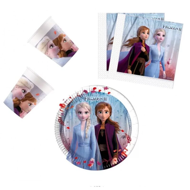 Set petrecere, Frozen, 36 piese, multicolor