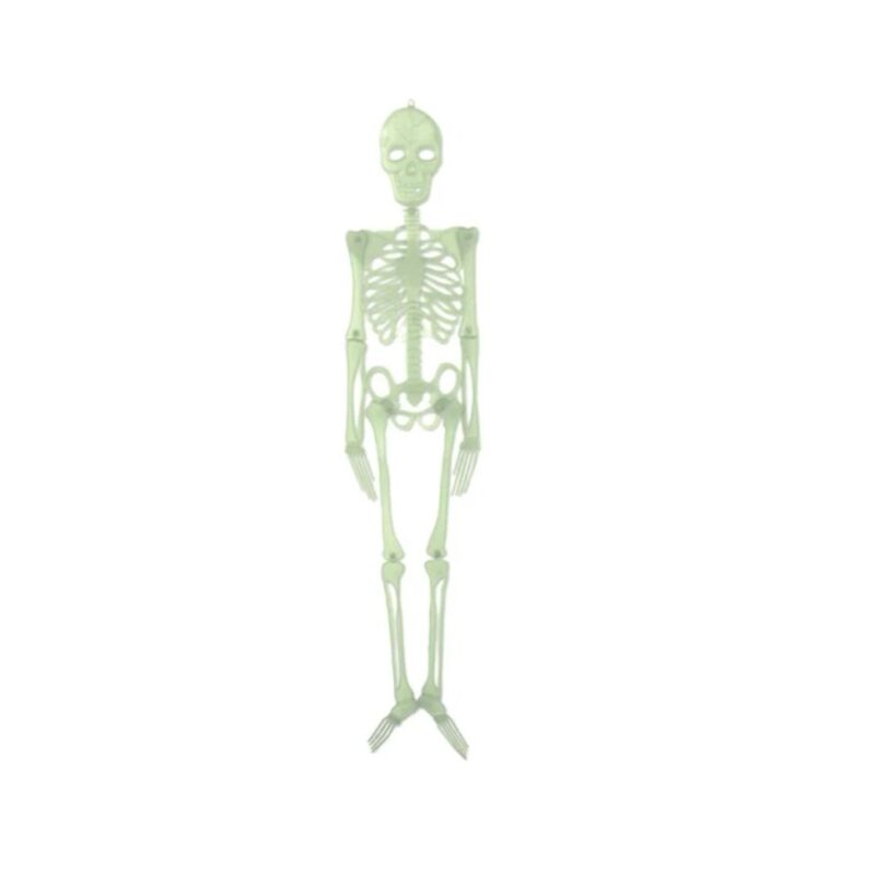 Schelet Decorativ pentru petrecerea de Halloween "Glow in the Dark", Boutique Store ®, 90 cm