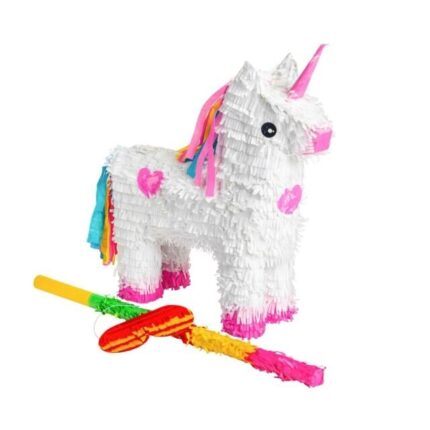 Set 3 piese Pinata Unicorn, alb, 39 x 13 x 47 cm