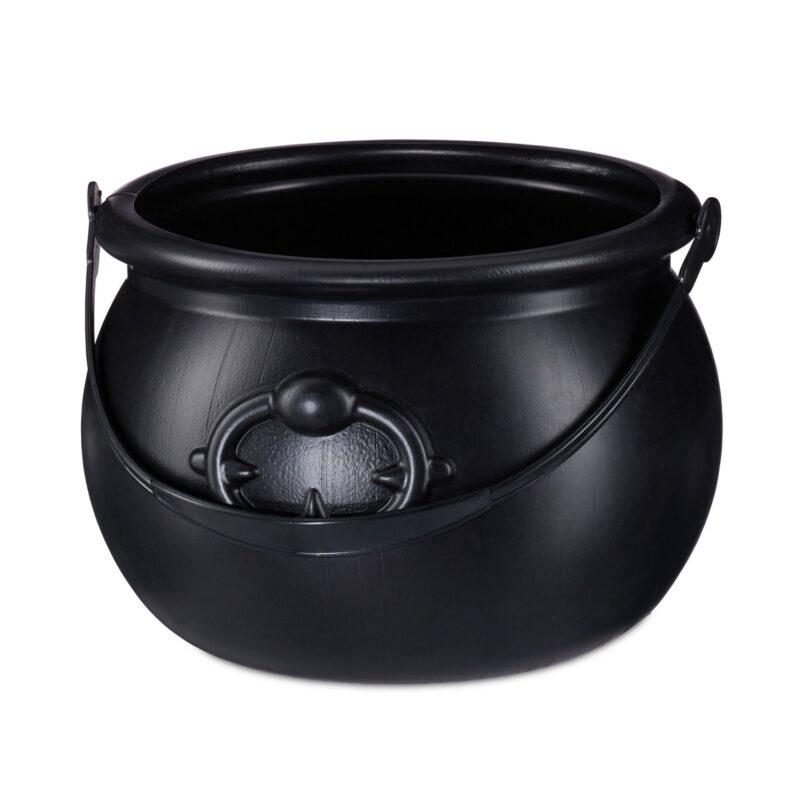 Cazan, Relaxdays, accesoriu pentru Halloween sau petreceri costumate, negru