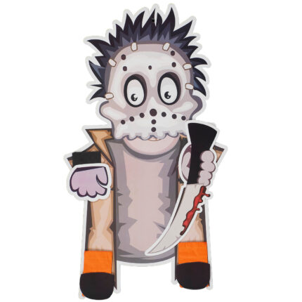Decoratiune Eventy pentru Halloween, zombie cu maini si picioare extensibile, 45/90 cm
