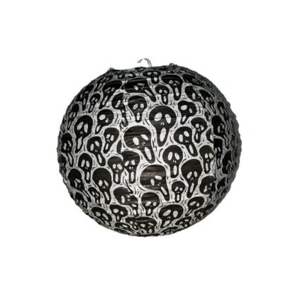 Lampion suspendat Halloween 30 cm negru