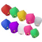 Set 50 Lampioane zburatoare din hartie biodegradabila, Multicolor