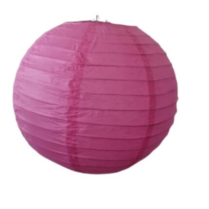 Lampion suspendat, roz inchis, 45 cm