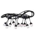 Ghirlanda luminoasa, solara, decorativa, interconectabila, Naimeed D6096, 5m, 10 Becuri LED, Lumina Multicolor