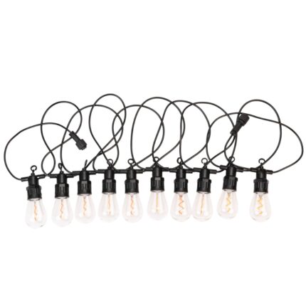 Ghirlanda luminoasa, solara, decorativa, interconectabila, Naimeed D6116, 5m, 10 Becuri LED, Lumina Alb Rece