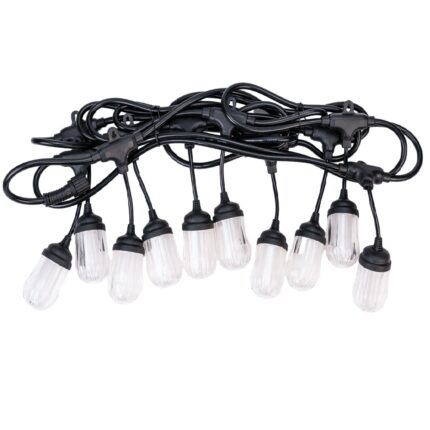 Ghirlanda luminoasa, decorativa, interconectabila, Naimeed D6085, 5m, 10 Becuri LED, Lumina Alb Cald