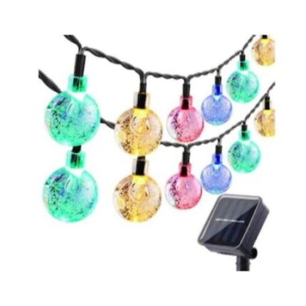 Ghirlanda luminoasa solara 40 led-uri, Multicolora
