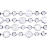Ghirlanda cristale, Deco, Transparent, 1m
