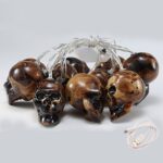Ghirlanda decorativa de Halloween, Cozevdnt, 10 lumini, 1.5 m, Maro