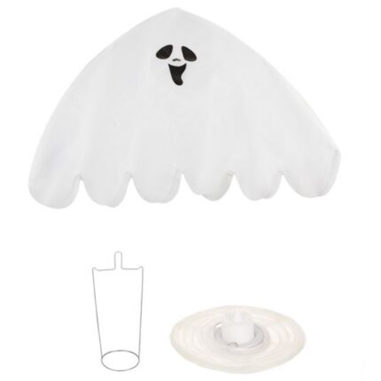 Decoratiune suspendata de Halloween, fantoma, alb, 52cm, M Deco
