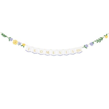 Banner decorativ, PartyDeco, 300x13cm, Multicolor