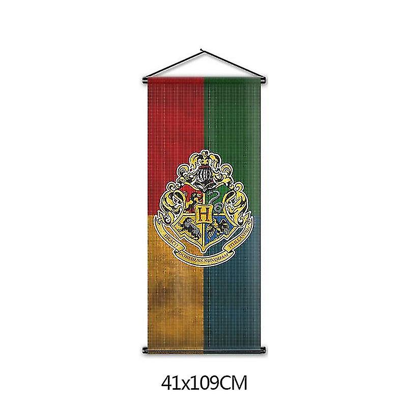 Steag decorativ Harry Potter, QttvbTna, poliester, pentru interior, Slytherin