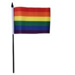 Steag LGBT+, Llwl, Poliester, 10x15 cm, Multicolor